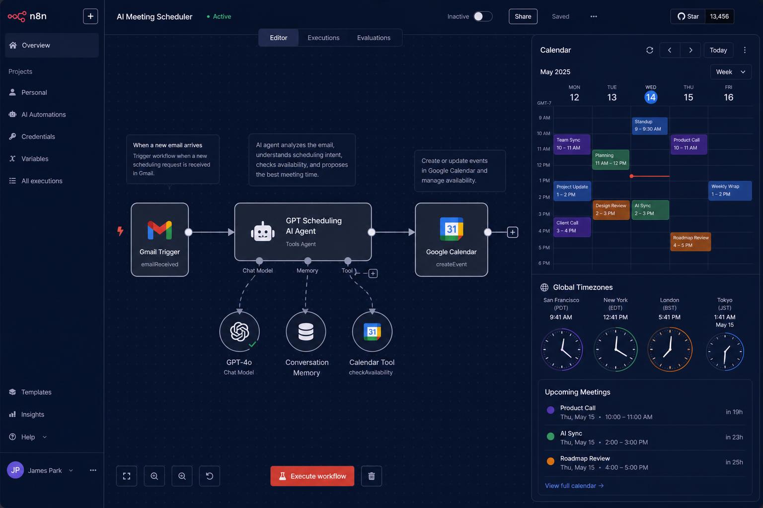 AI Calendar Booking Agent