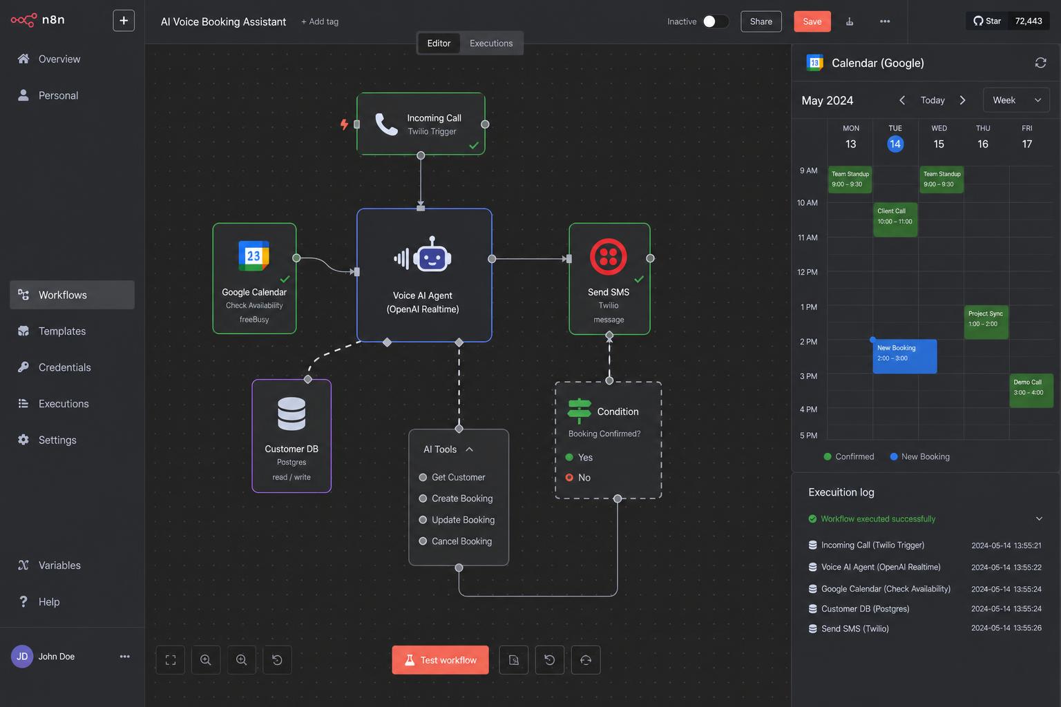 AI Voice Appointment Scheduler