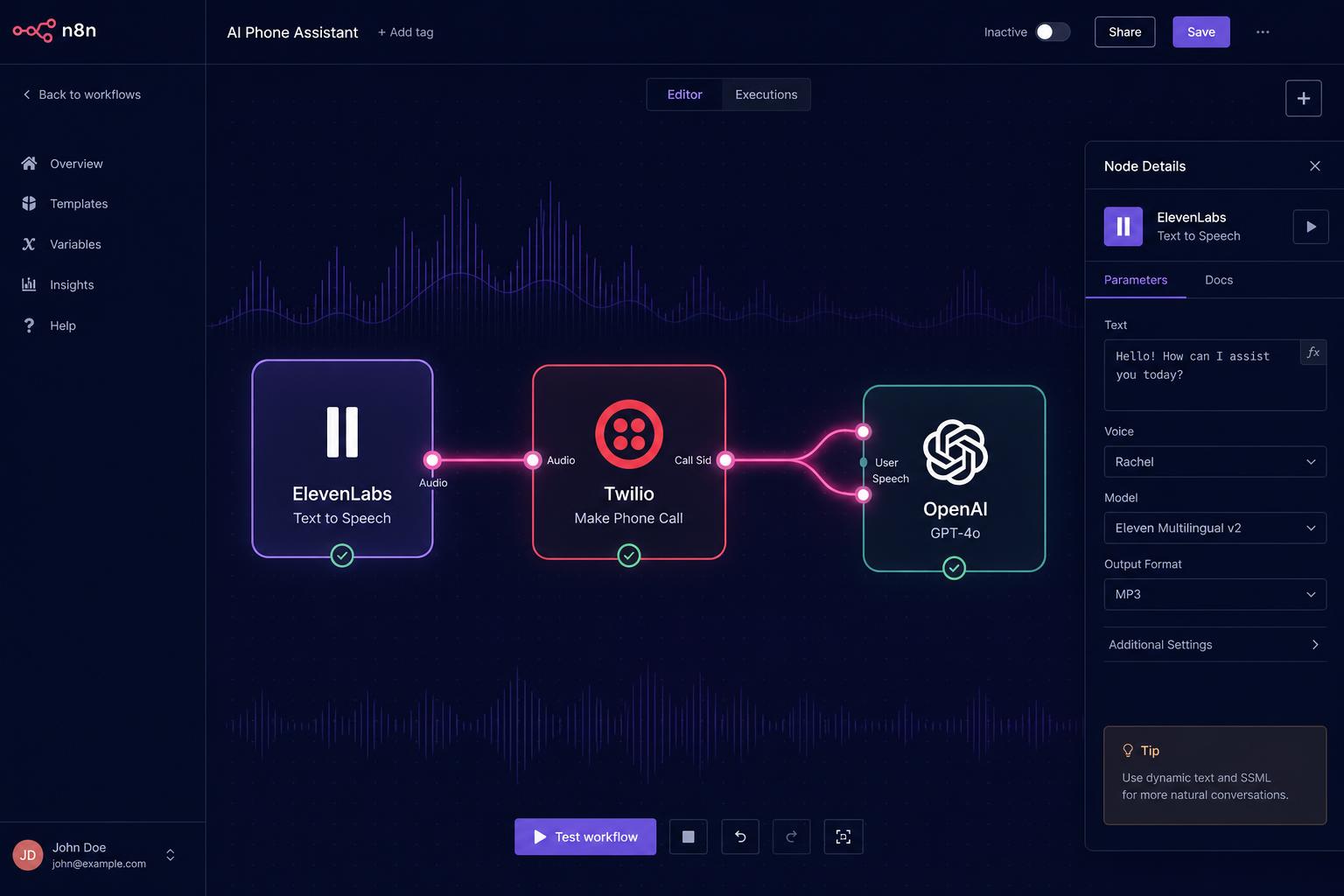 ElevenLabs Voice Agent