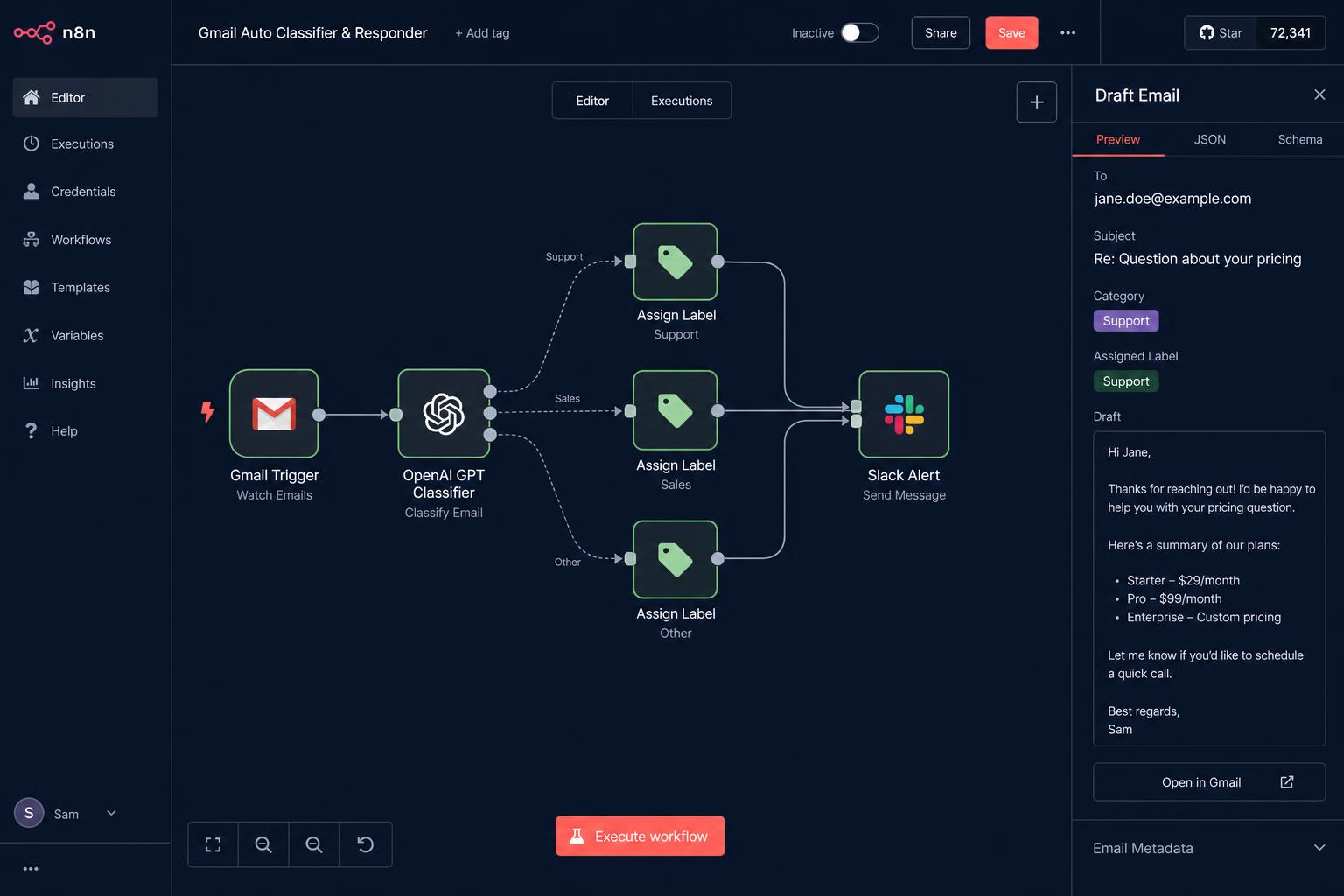 Gmail AI Inbox Assistant