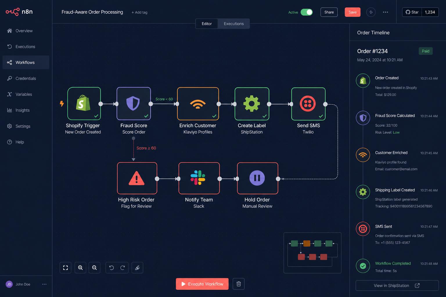 Shopify Order Automation Suite