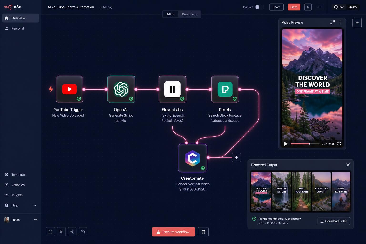 YouTube Shorts AI Generator